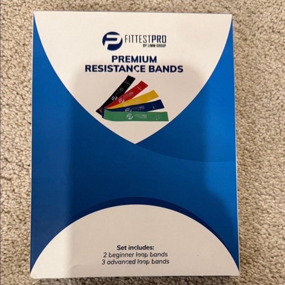Fittest Pro Premium Resistance Bands Set of 5